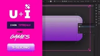 U+I 2min Design Tutorials for Games - 9 Slice Scaling in Adobe Illustrator