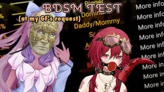 Taking the BDSM Test cause Peitho wants me to