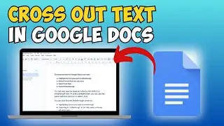 How to Cross Out Text in Google Docs