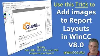 WinCC V8 Tip 10: How To Add Your Company Logo to Report Layout 🖨️