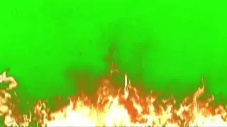 Fire green screen