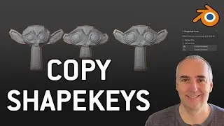 Copy Shape Keys and animations Blender addon