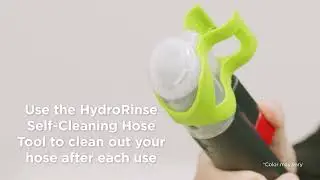 How to use the BISSELL Hydrorinse Self Cleaning Tool