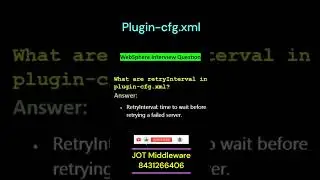 WebSphere Interview QuestionWhat are retryInterval in plugin-cfg.xml? 