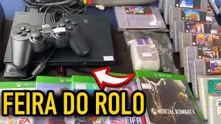 FUI NA MAIOR FEIRA DO ROLO DE SÃO PAULO E OLHA NO QUE DEU ! (Ps2,Xbox one,snes)