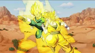 Super Saiyan Aura Green Screen (DBZ Budokai Tenkaichi Style) V1