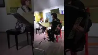 Історія танго Astor Piazzolla у виконанні Світлани Шабалтіної та Євгенії Черказової в Домі МК