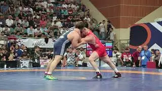 125 кг БОЛТУКАЕВ   ГАМИДОВ ЧР 2018 Вольная борьба 1/4 финала