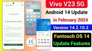 Vivo V23 5G Android 14 Update Features | Funtouch OS 14 Update Release in February in Vivo V23