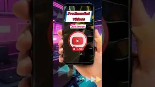 How to Live Stream Pre Recoded Video on YouTube 