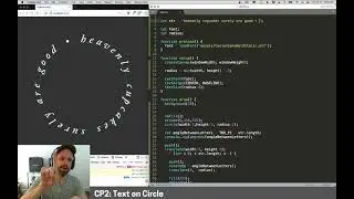 CP2: Text on Circle – Interactive Typography