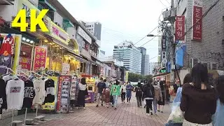 [4K]Walking in Hongdae.Seoul Korea/홍대를 걸었습니다.