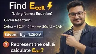 Represent the cell in which the following  takes place. Value of E for the cell is 1.260 V. Al Cd