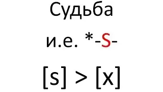 Отрывок 3: Выделение праславянского: эволюция  звуков -s-, -ū-.
