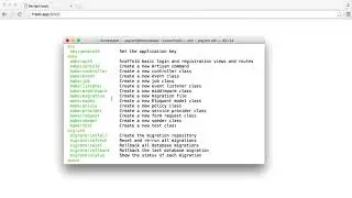 04 laravel fundamentals 146 artisan hd