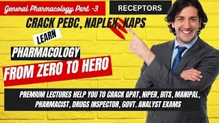 Learn receptor Pharmacology P-3 #gpatexam #drugsinspector #pharmacology #naplex #pebc #pharmacist