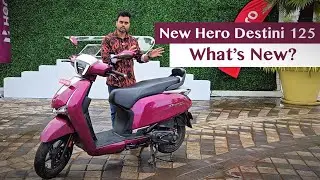 New Hero Destini 125 Walkaround | क्या कुछ है नया?