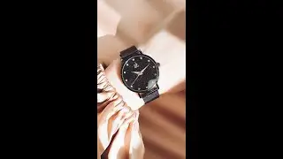 Красивые часы с искристым циферблатом и гранями на стекле Shengke с Aliexpress Irenka235