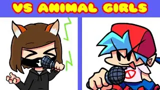 Friday Night Funkin' - V.S Animal Girls FULL WEEK - [HARD]