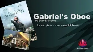 Play Gabriel's Oboe - easy solo piano version