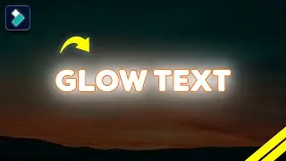 How to easy Make Glowing Text in Filmora 13
