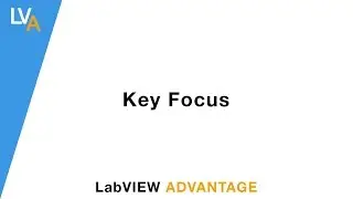 How to use a Key Focus - LabVIEW