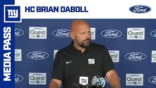 Brian Daboll Talks 53-man Roster, Team Captains | New York Giants
