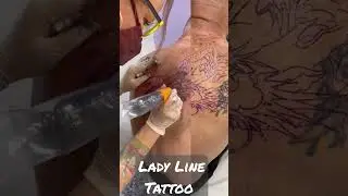 #ladylinetattoo #dragontattoo #blackandgreytattoo #tattoolanzarote