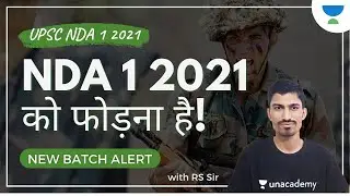 Complete Batch Course for UPSC NDA 1 2021 Preparation | Crack NDA 1 2021 | RS Jayani