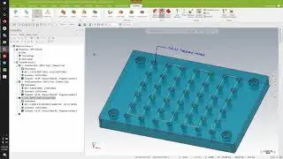 Drill Operations for Tapping - Mastercam 2021