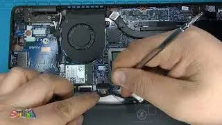 DELL Latitude 5300 2in1 prevention - disassembly, dust removal, thermal paste replacement.