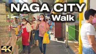 Walking NAGA CITY Camarines Sur Bicol Philippines [4K]