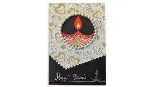 How to make Diwali card  / Handmade Diwali Card