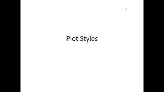 Plot Style Standards in AutoCAD