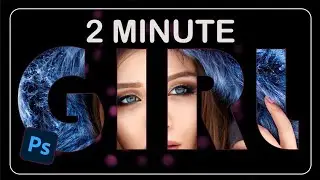 How to Put an Image Inside of Text in Photoshop | The Editor