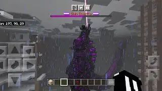 Shin Godzilla Destroying The City in Minecraft