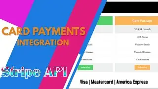 Card Payments Stripe API Integration with Subscription