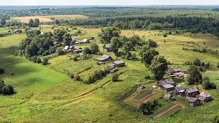 Волосница, полёты над селом.