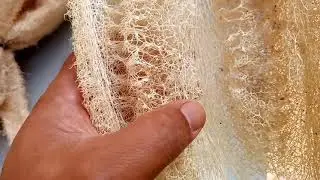 How to sew a loofah sponge easily!
