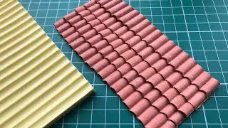 HOW TO MAKE MEDITERRANEAN BARREL TILES 1/35 SCALE 