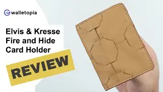 Elvis and Kresse Fire and Hide Card Holder // sustainable products par excellence!
