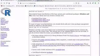 Learn Statistics Using R : Download and Install R & RStudio