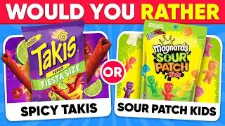 Would You Rather - Spicy VS Sour JUNK FOOD Edition 🌶️🍋 Quiz Dino