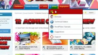 Leaked: Learn How To Blog membership area - welcome