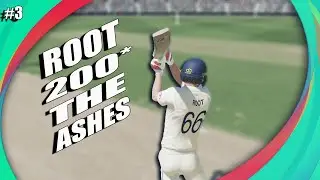 JOE ROOT 200 IN THE ASHES 2021 || CRICKET 22 JOE ROOT CAREER #3 || CRICKET 22 PS5