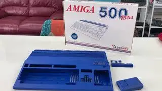 New Amiga 500 Case - Dark Blue + Tank mouse shell (Campaign Reward)