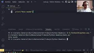 Enseñando programación en Python a un newbie [P1] [ES]