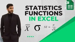 Statistical Functions in Excel | Mean, Standard Deviation, Standard Error | Excel Tutorials in Urdu