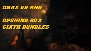 DRAX VS RNG v2 Opening 203 Giath Reward Bundles for Boss Gear on Black Desert Online