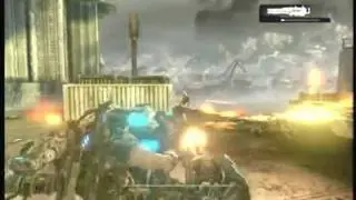 Gears of War 3 Gameplay  - Leviathan Boss - Act 1 Chapter 2